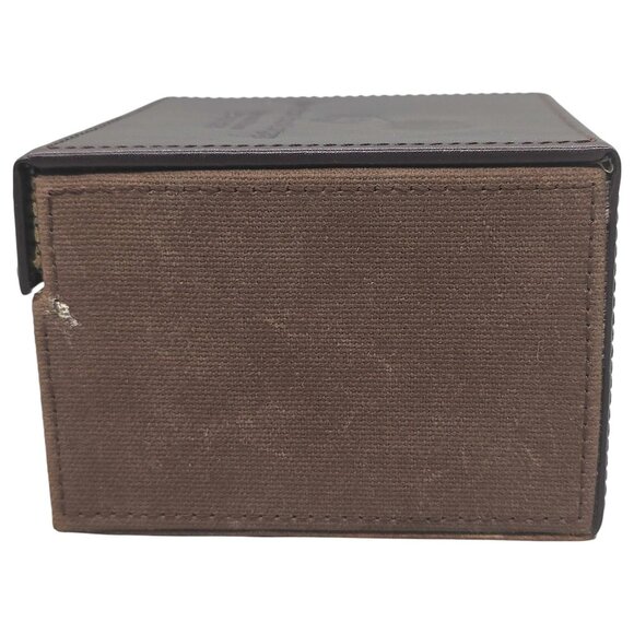 Cutter & Buck Leather Coaster Set of 6 American Home Mortgage Storage Box - Picture 14 of 15